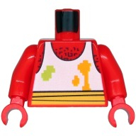 Lego tělo, červená (6284046)